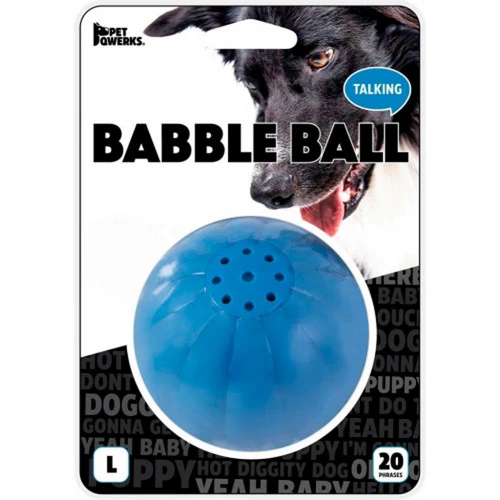 Pet Qwerks Talking Babble Ball - Large