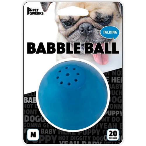Pet Qwerks Talking Babble Ball - Medium