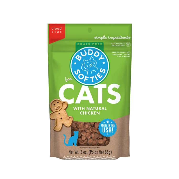 Buddy Biscuits Grain Free Chicken Cat Treats - 3oz Bag