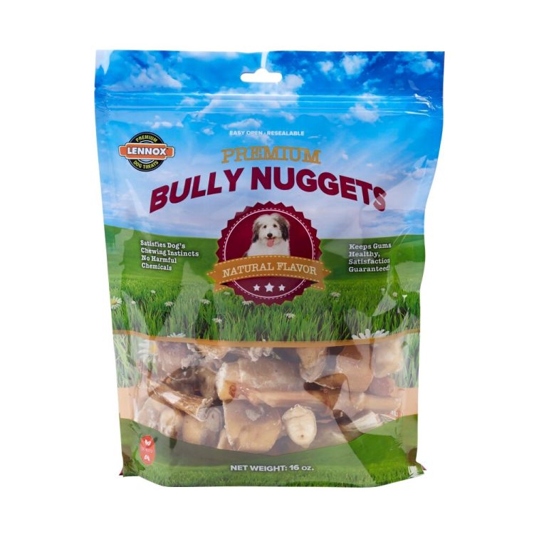 Lennox Premium Bully Nuggets Dog Chews - 1lb Bag
