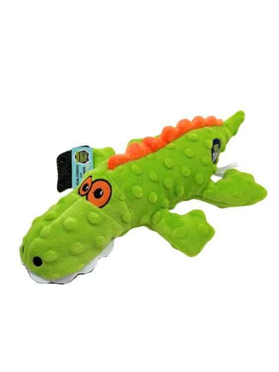 goDog Gator Dog Toy with Chew Guard - Large