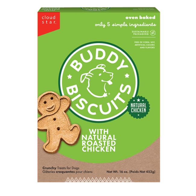 Buddy Biscuits Oven Baked Chicken Dog Treats - 16oz Box