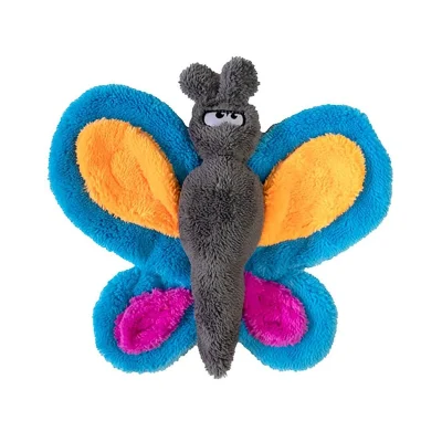 cycle dog duraplush butterfly dog toy