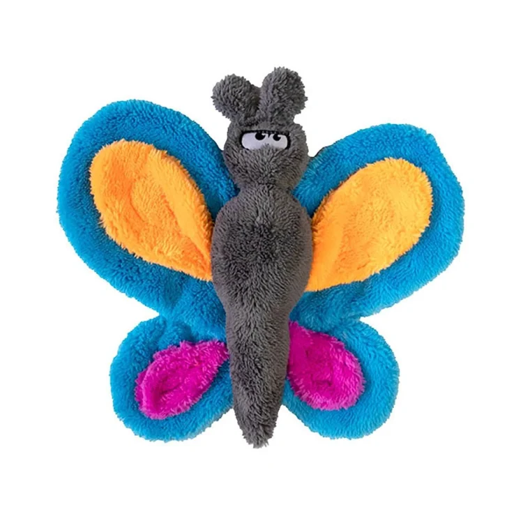 cycle dog duraplush butterfly dog toy