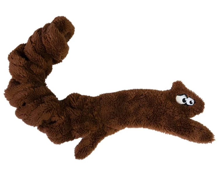 cycle dog duraplush springy squirrel dog toy