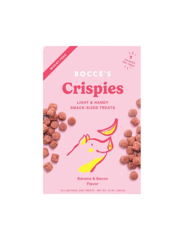 Bocce's Bakery Crispies Banana + Bacon Recipe Dog Treats - 10oz Box