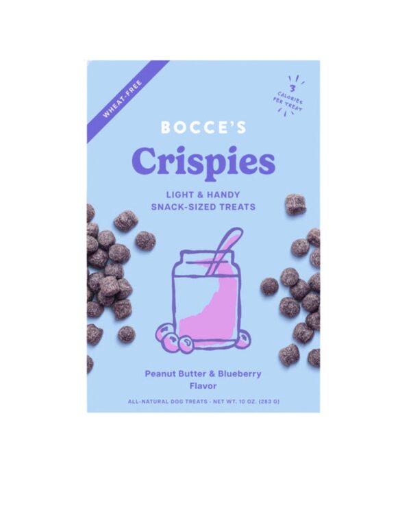 Bocce's Bakery Crispies PB + Blueberry Recipe Dog Treats - 10oz Box