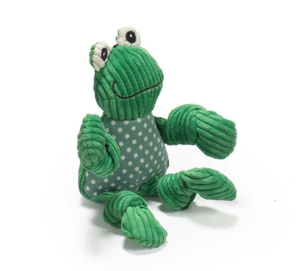 HuggleHounds Fergie Frog Knottie – Small