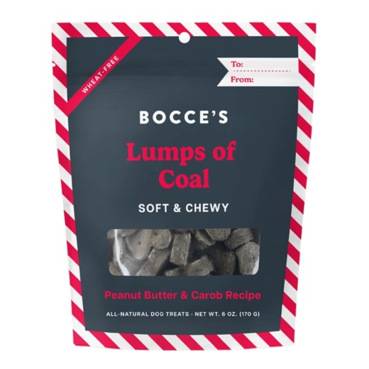 Bocce's Bakery Lumps of Coal Dog Treats - 6oz Bag