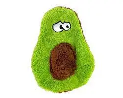 cycle dog duraplush avocado dog toy