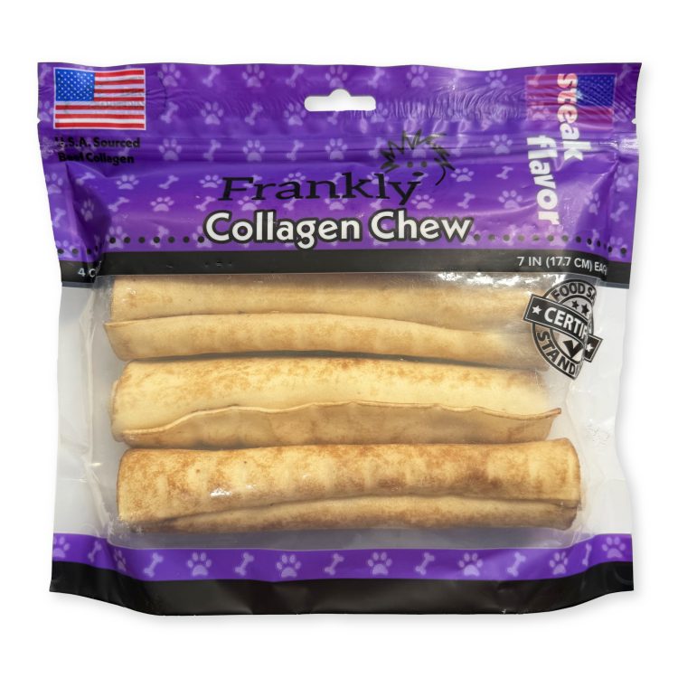Frankly Pet Collagen Retriever Roll Steak Flavor - 4 Pack