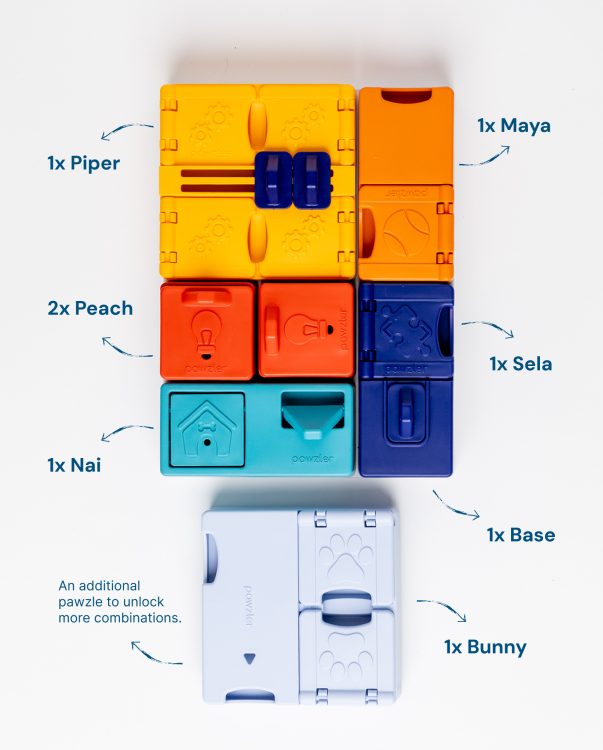 Pawzler Genius Puzzle Set for Dogs