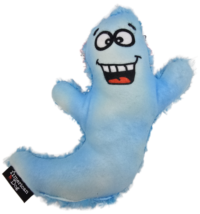 American Dog Ghost Plushie Tug Dog Toy