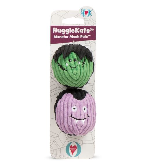 HuggleKats Monster Mash Pals Cat Toys - 2 Pack