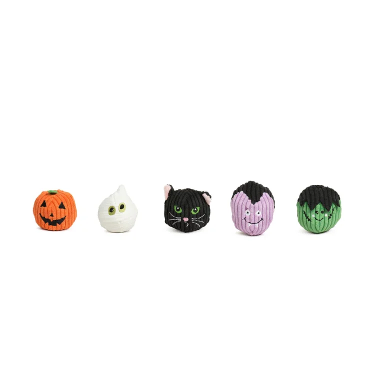 HuggleHounds Monster Mash Wee Huggles Balls Plush Dog Toy