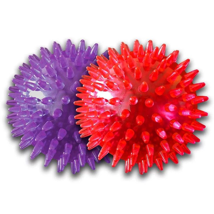 Playsport Gorilla Spiky Ball Squeak Dog Toy