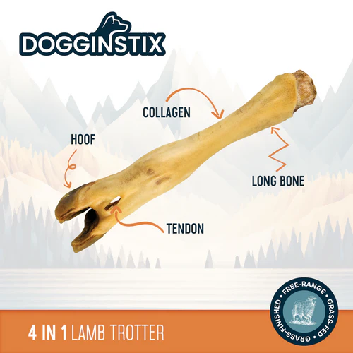 Dogginstix Lamb Foot Dog Treat
