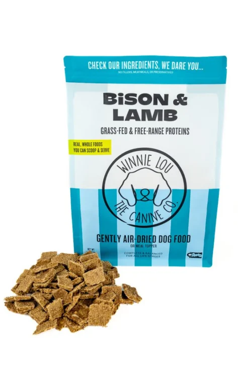 Winnie Lou Air Dried Bison & Lamb Dog Food - 2.25lb
