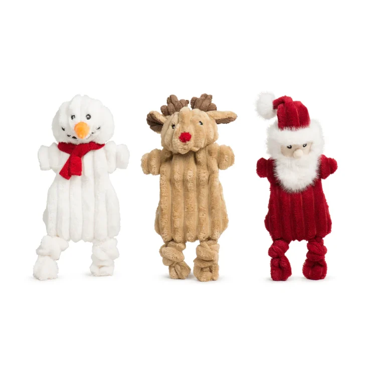 HuggleHounds Holiday HuggleFlatties Dog Toy