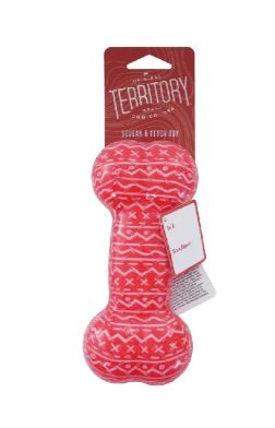 Territory Pet Fetch and Squeak Holiday Bone
