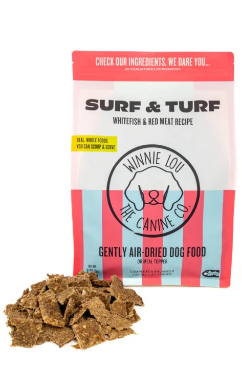 Winnie Lou Air Dried Surf & Turf Dog Food - 2.25lb
