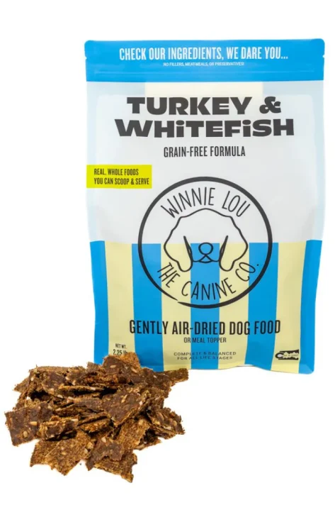 Winnie Lou Air Dried Turkey & Whitefish Dog Food - 2.25lb