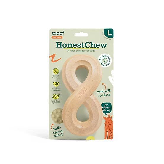 woof Honest Chew Infiniti Dog Toy