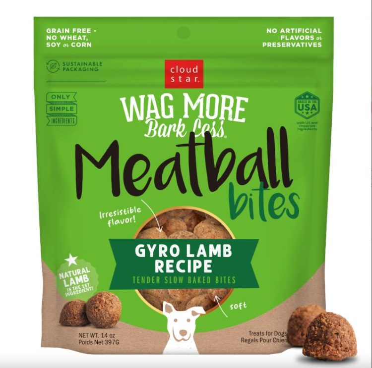 Cloud Star Wag More Bark Less Grain Free Meatball Bites Gyro Lamb Recipe