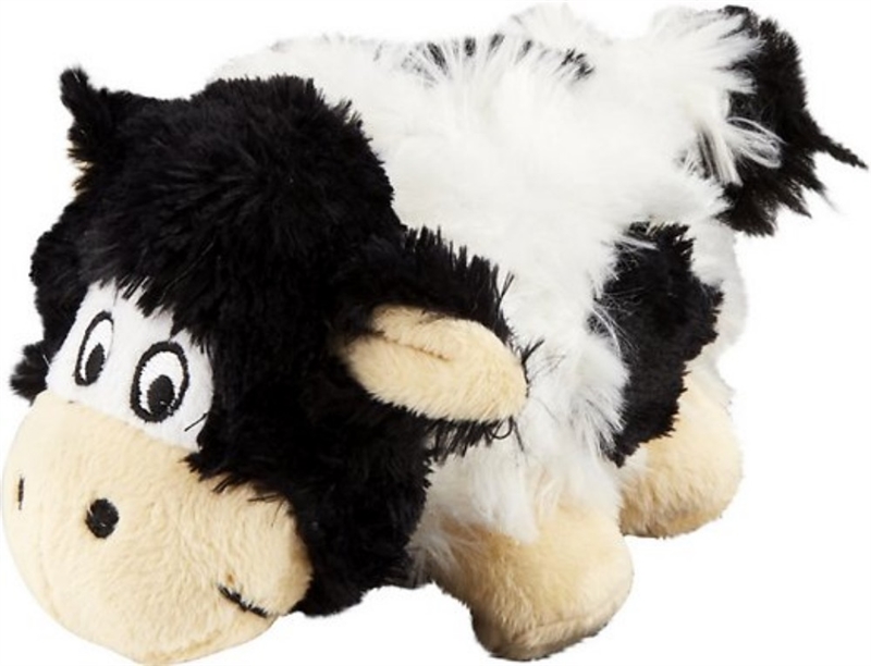 KONG Barnyard Cruncheez Cow Dog Toy