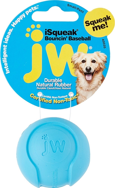 JW Pet iSqueak Bouncin' Baseball - Small