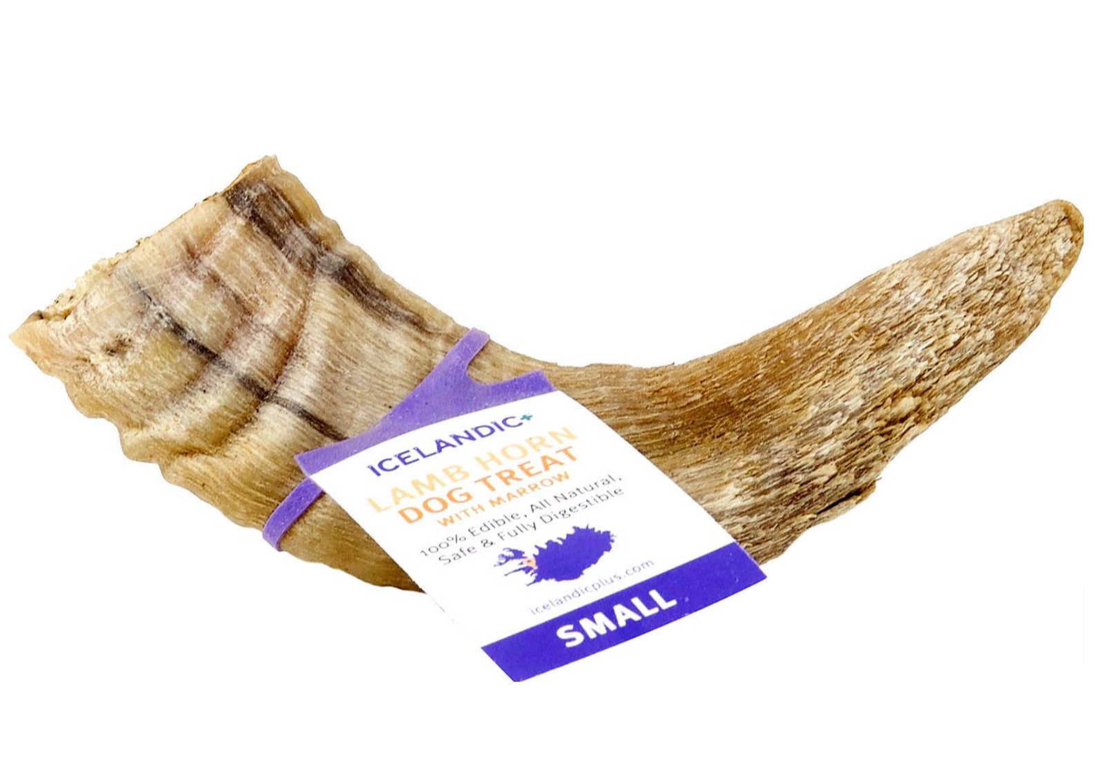 Icelandic+ Lamb Horn with Marrow Small 4 inch