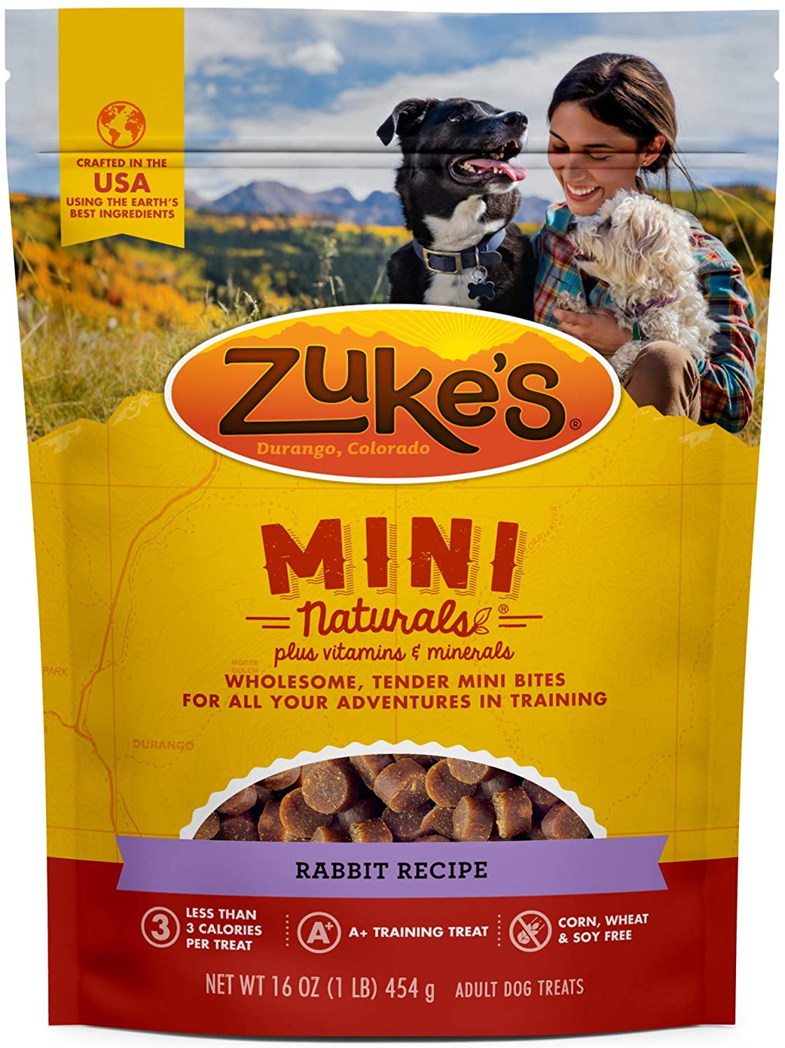 Zuke's Mini Naturals Rabbit Recipe Dog Treats - 16oz Bag