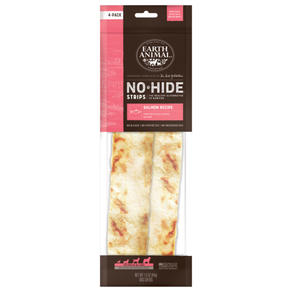 Earth Animal No Hide Salmon Strip Single