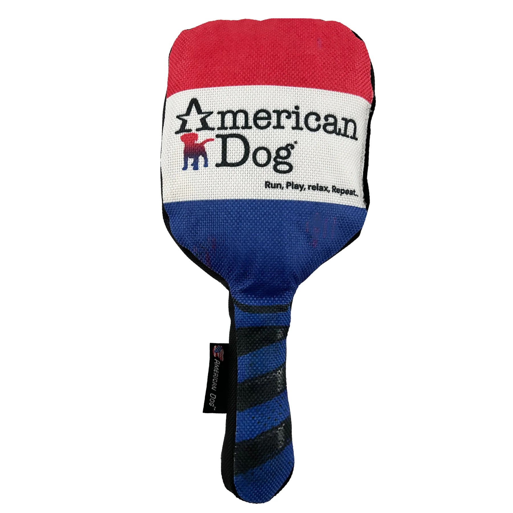 American Dog Pickle Ball Paddle Dog Toy - Flat