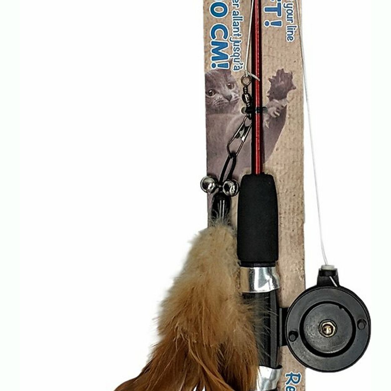 SPOT Fishing Rod and Reel Wand Cat Toy