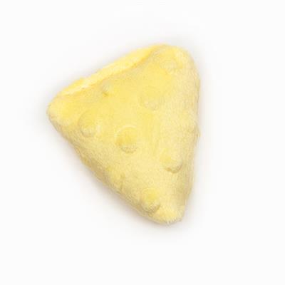 Mutts & Mittens Cheese Plush Dog Toy