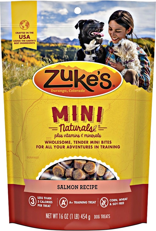 Zuke's Mini Naturals Salmon Dog Treats - 16oz Bag