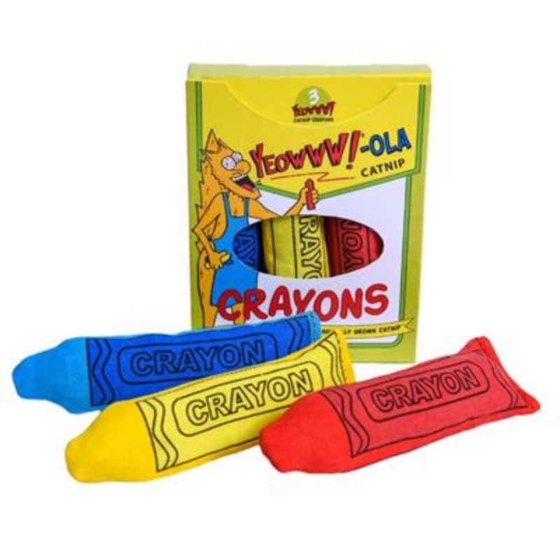 Yeowww!-OLA Catnip Crayons Cat Toy - 3 Pack