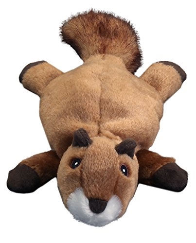 goDog Flatz™ Flattie Squirrel Dog Toy Side View