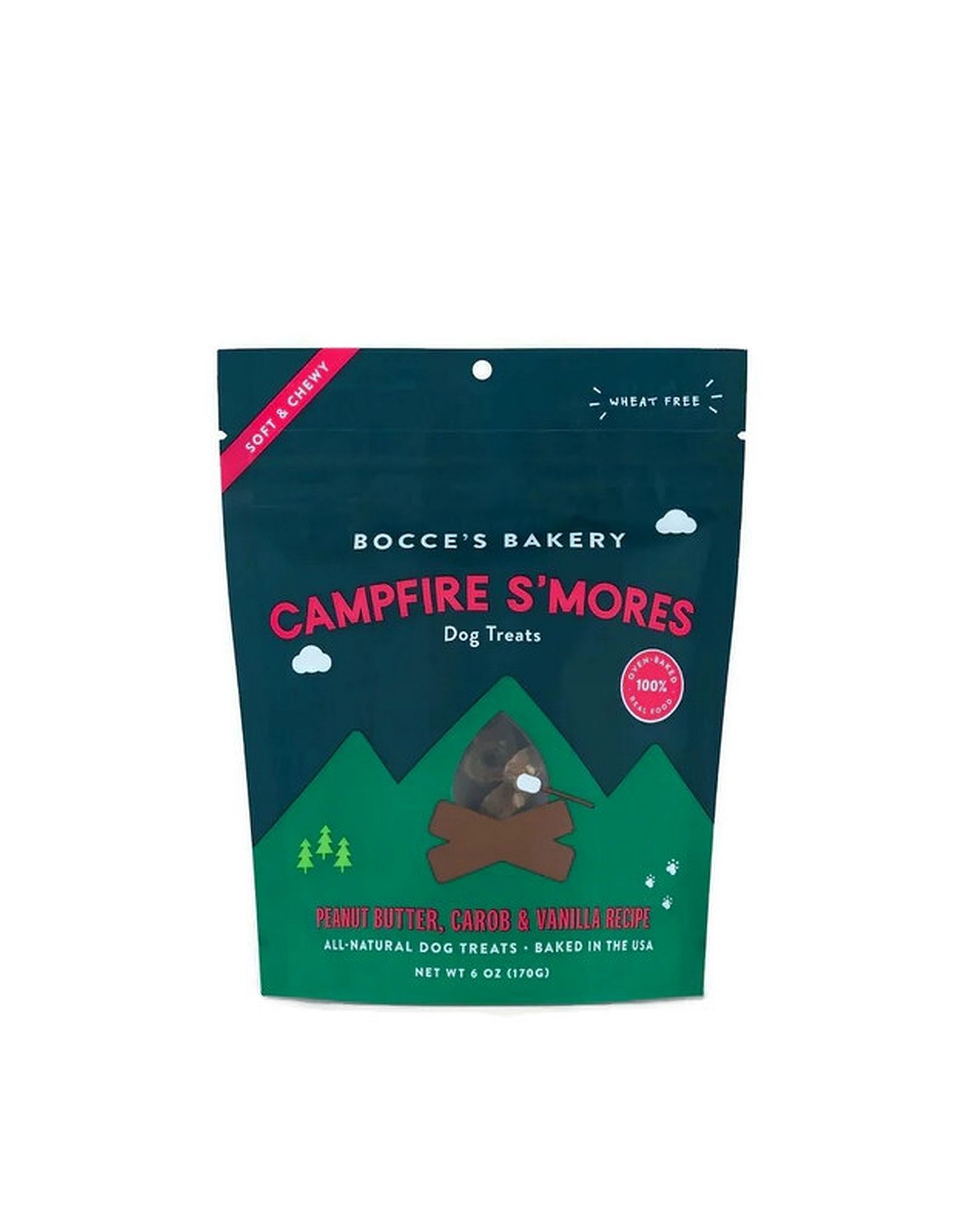 Bocce's Bakery Campfire S'mores Dog Treats - 6oz Bag