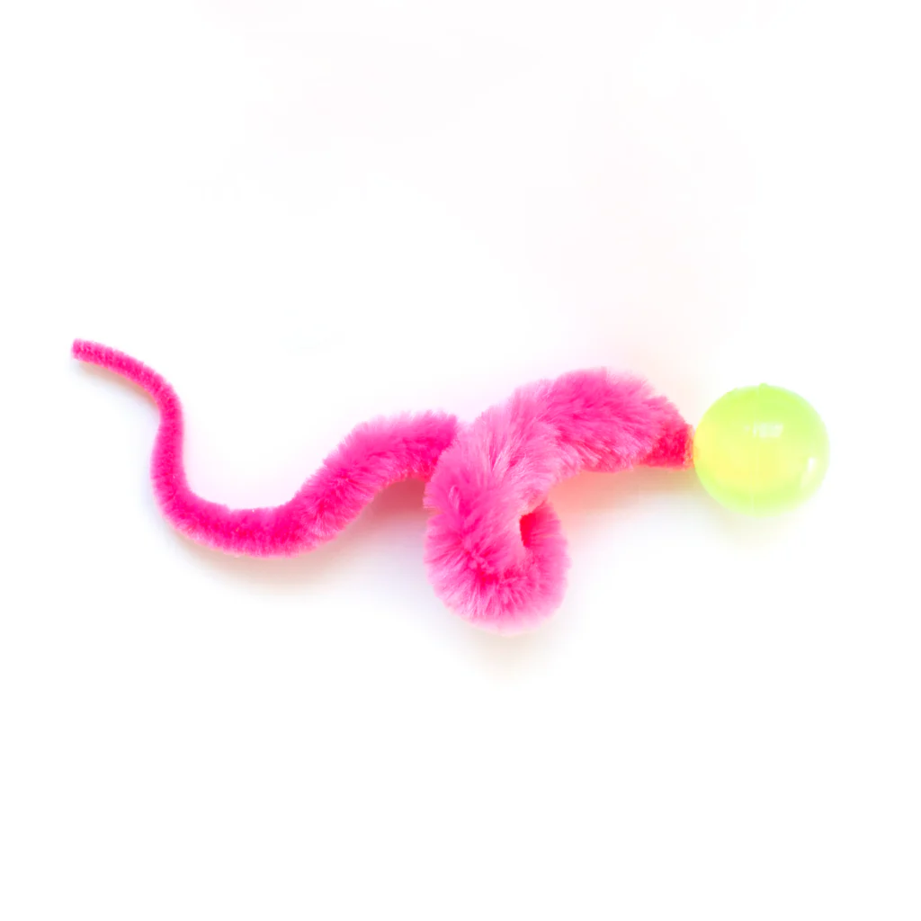 Dezi & Roo Wiggly Ball Cat Toy - Glow in the Dark
