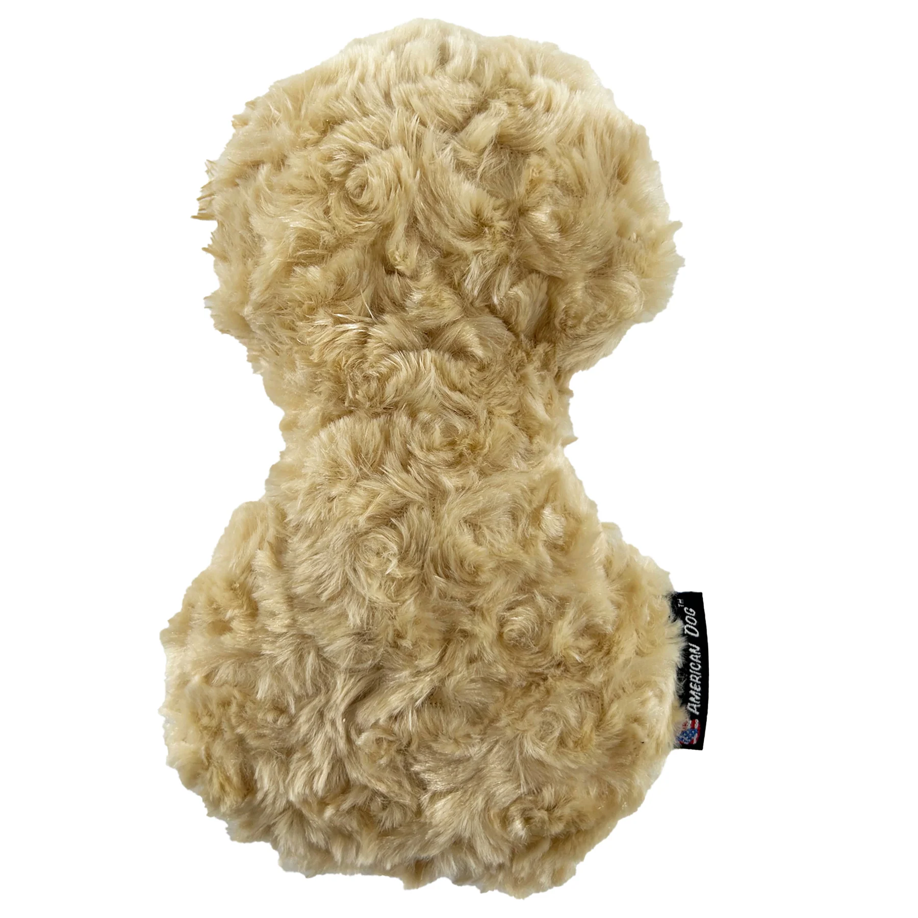 American Dog Peanut Plushie Dog Toy