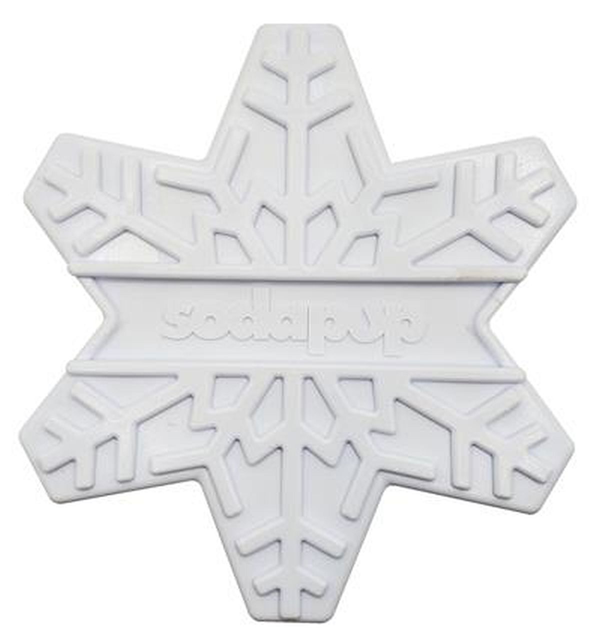 SodaPup Ultra Durable Snowflake Dog Chew Toy for Aggressive Chewers