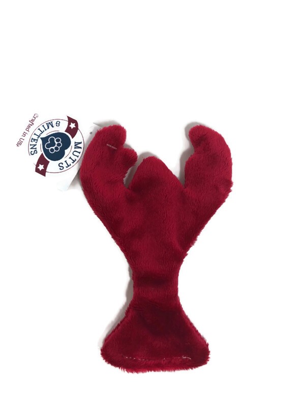 Mutts & Mittens Lobster Plush Dog Toy