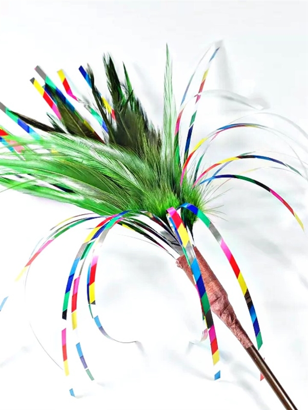Go Cat Sparkling Kitty Duster Cat Wand