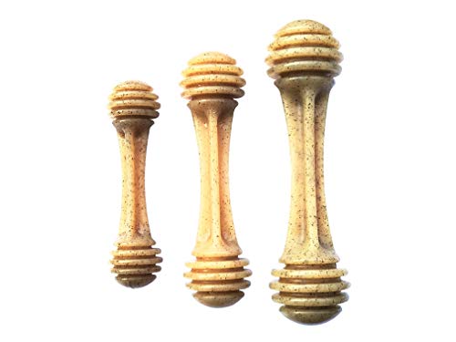 SodaPup Honey Bone Nylon Dog Chew - Size Comparison