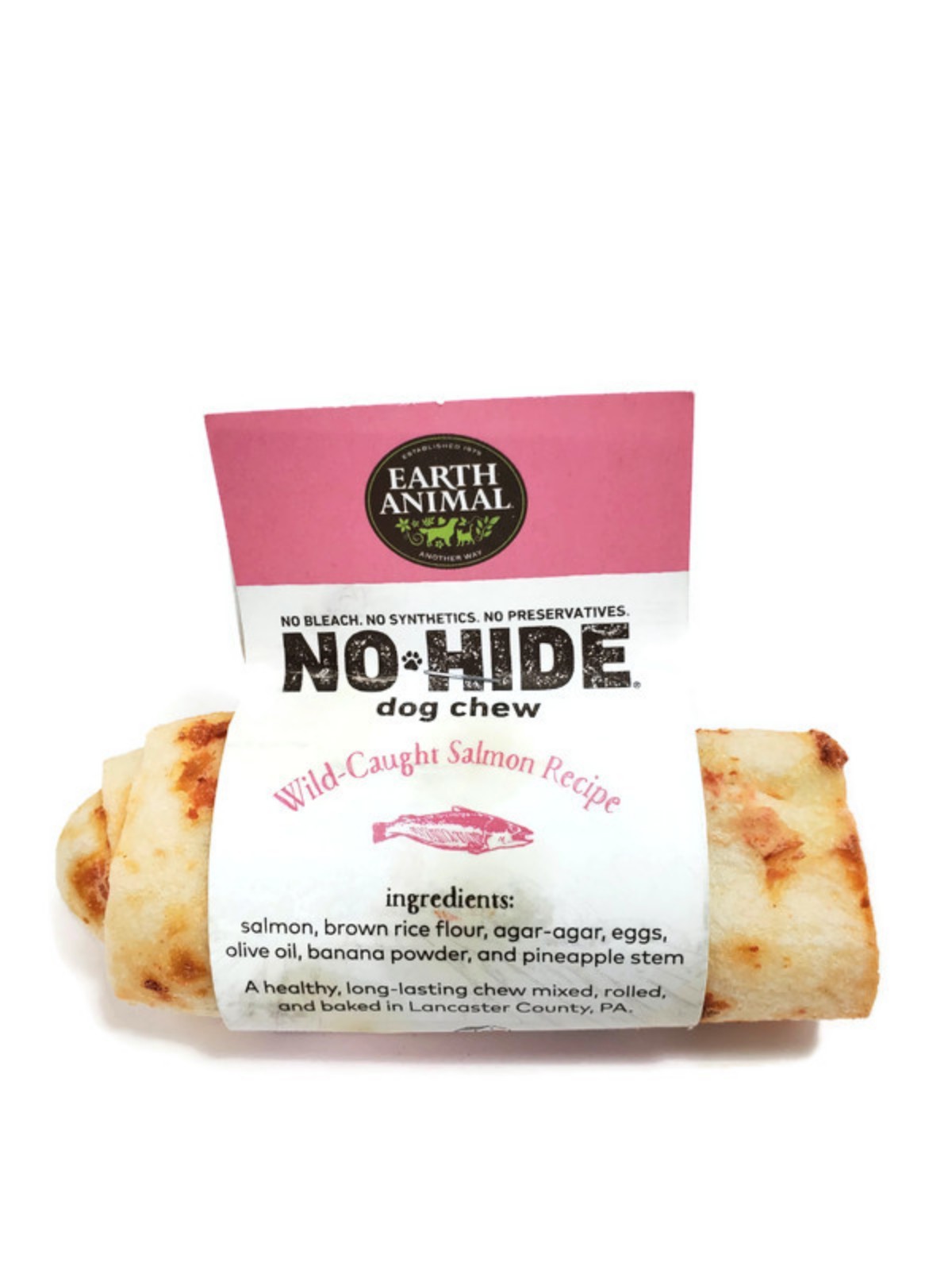 Earth Animal No Hide Salmon Dog Chew Small