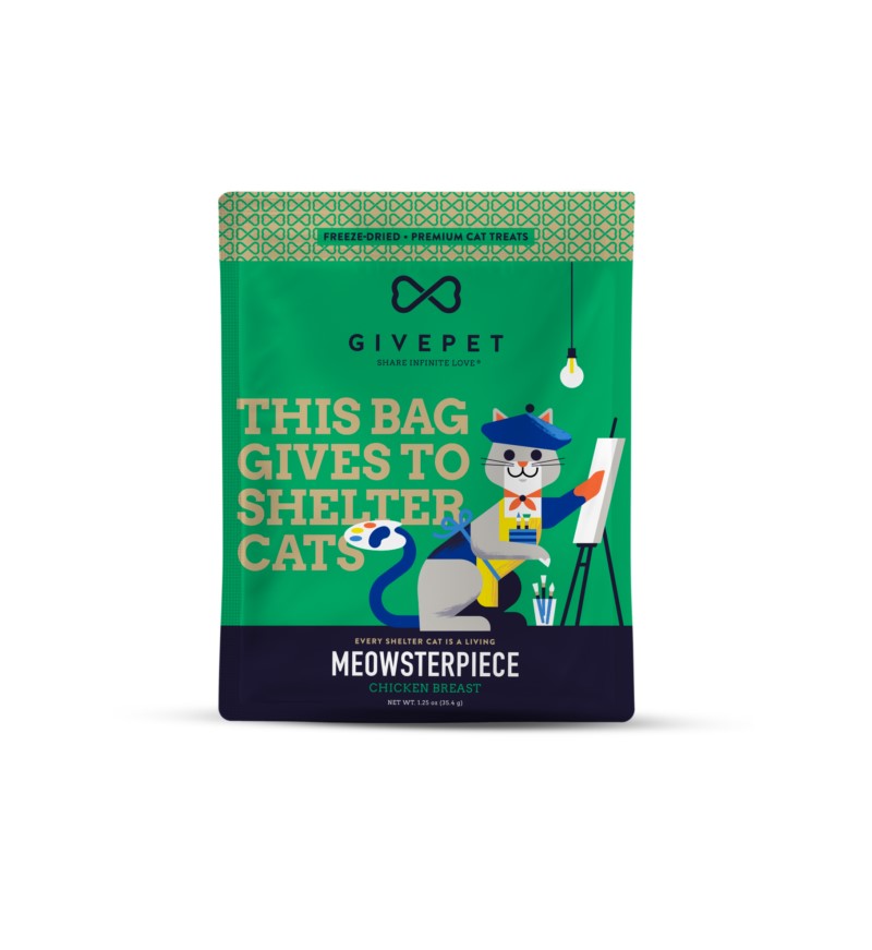 GivePet Meowsterpiece Cat Treats - 1.25oz Bag