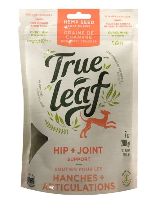True Leaf Pet Hemp Hip and Joint Chews for Dogs 7oz