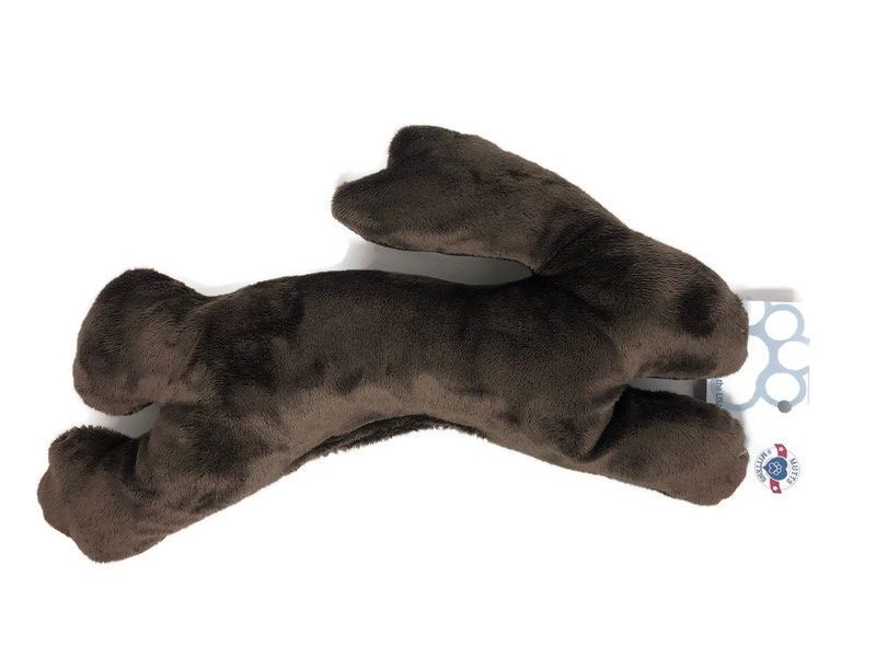 Mutts & Mittens Chocolate Bunny Plush Dog Toy
